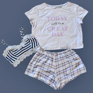 Super Cute Cotton Pajamas Bundle - Size Small